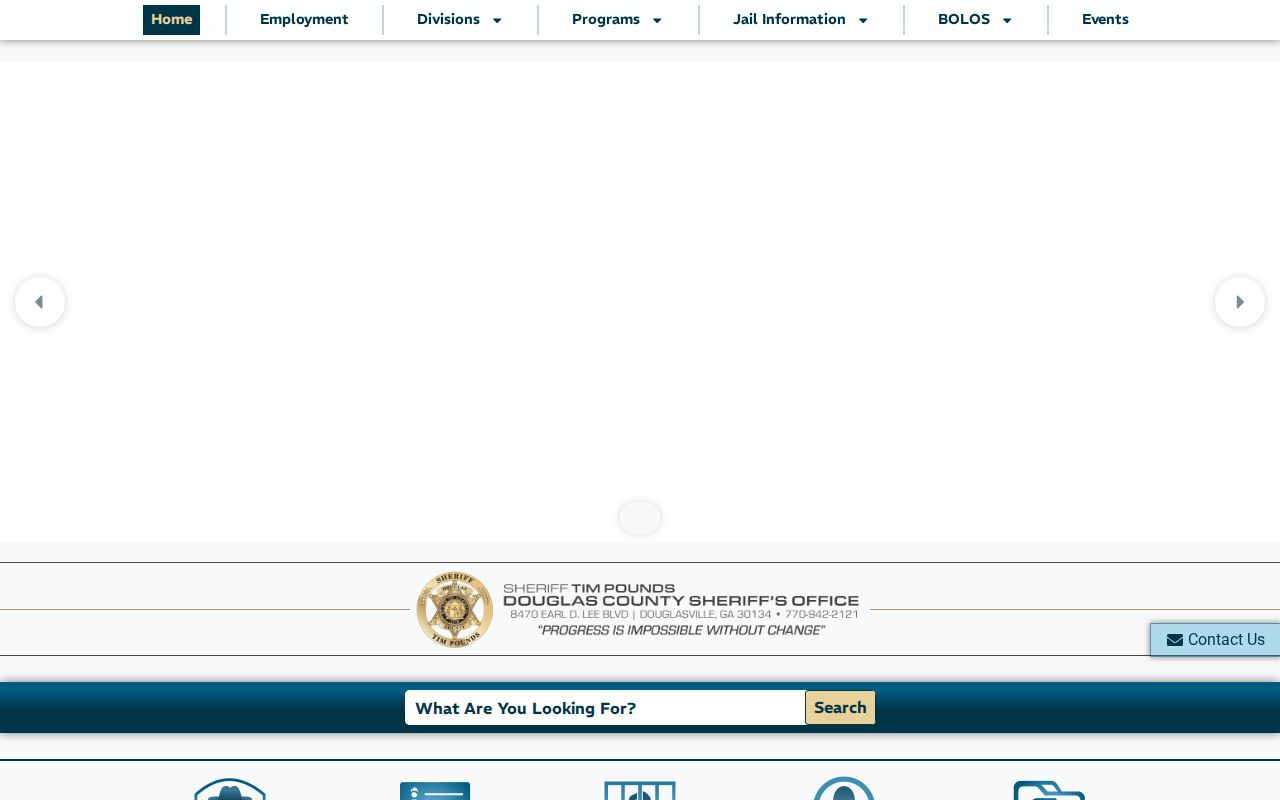 Douglas County Sheriff gateway for local resident and custody records