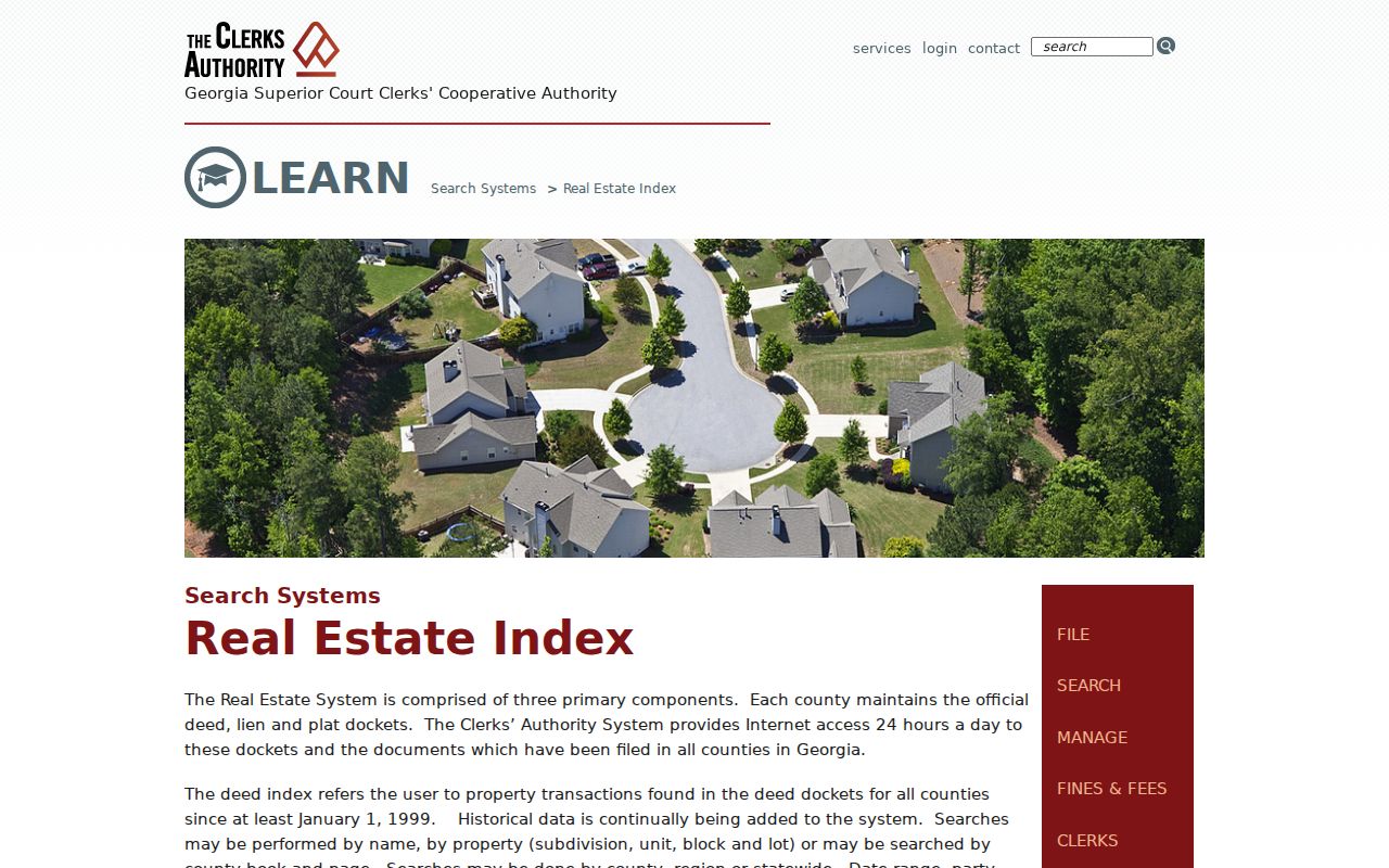 GSCCCA guide for searching Douglasville deed records by party and instrument