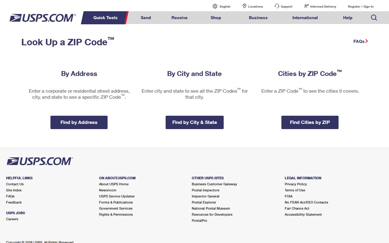 USPS ZIP Code Lookup for verifying a Douglasville address